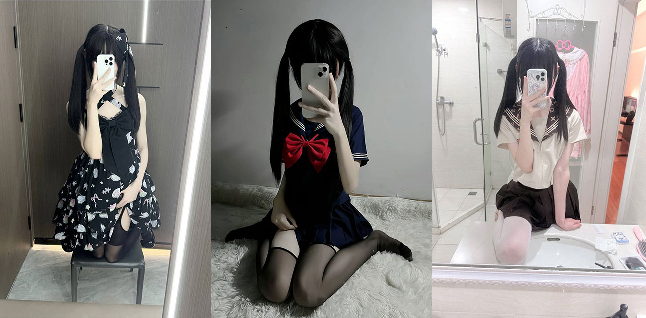 推特极品福利姬【困困喵】3P调教淫作，跪地口交左右开弓多体位轮流爆操无套内射